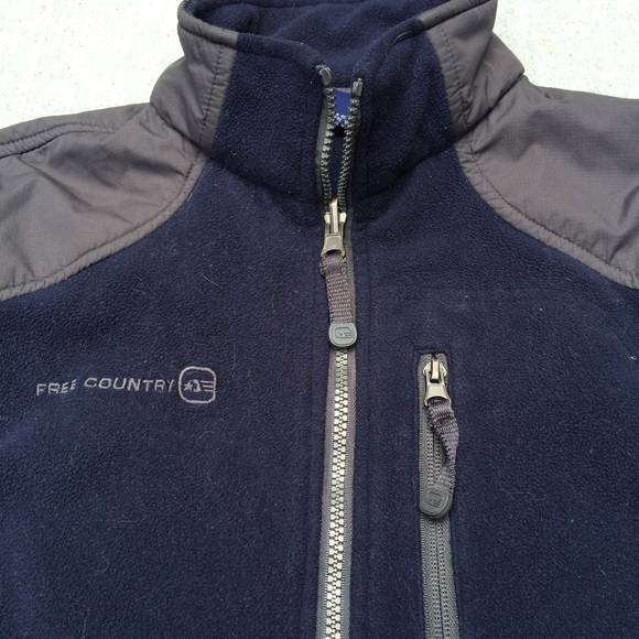 Mens Fleece Jacket Medium Navy 